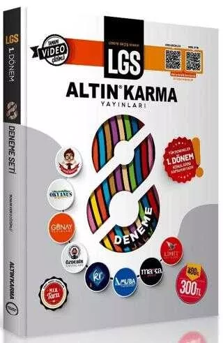 ALTIN KARMA 8.Sınıf LGS 1.Dönem 8 Li Deneme 