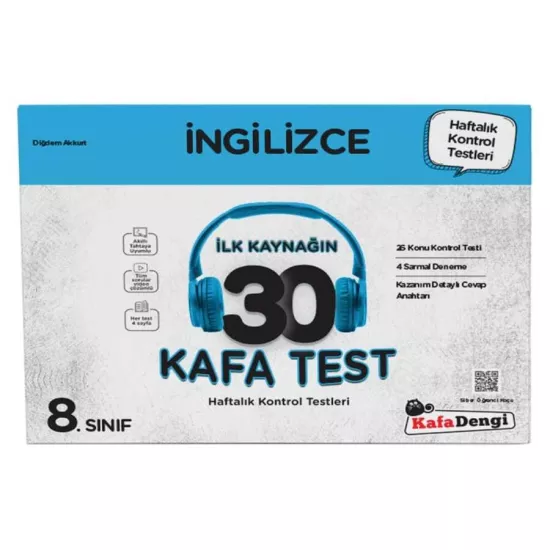 Kafa Dengi 8. Sınıf İngilizce 30 Kafa Test 2025-26 YENİ