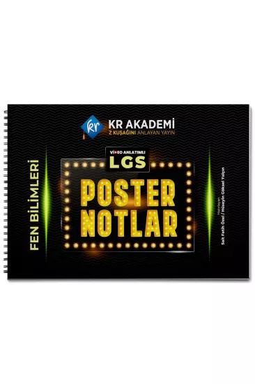 KR AKADEMİ LGS Fen Bilimleri Poster Notları