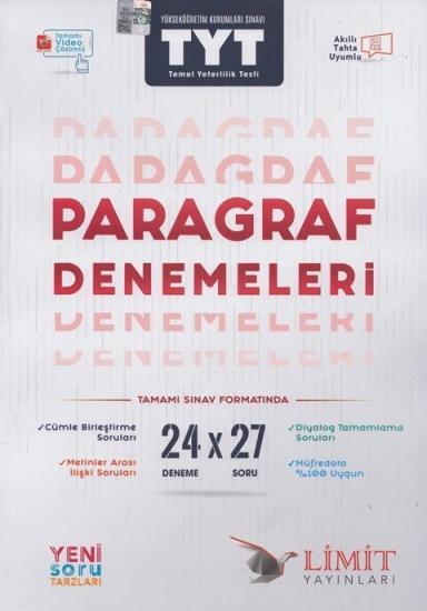 Limit Yayınları TYT MSÜ KPSS DGS Paragraf 25 X 25 Denemeleri