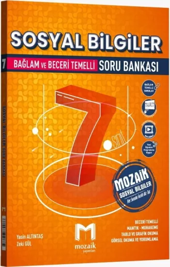 Mozaik Yayınları 7. Sınıf Sosyal Bilgiler Soru Bankası 2027