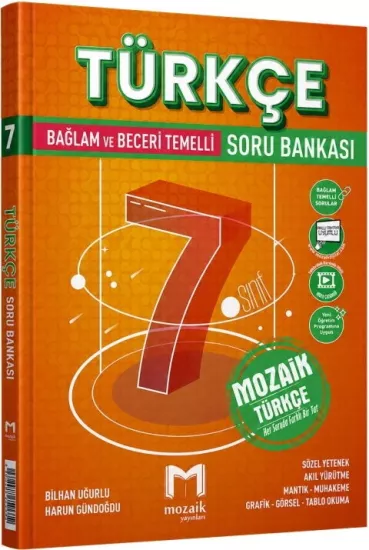Mozaik Yayınları 7. Sınıf Türkçe Soru Bankası 2027