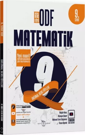 Orijinal Yayınları 9. Sınıf Matematik ODF Orijinal Ders Föyleri