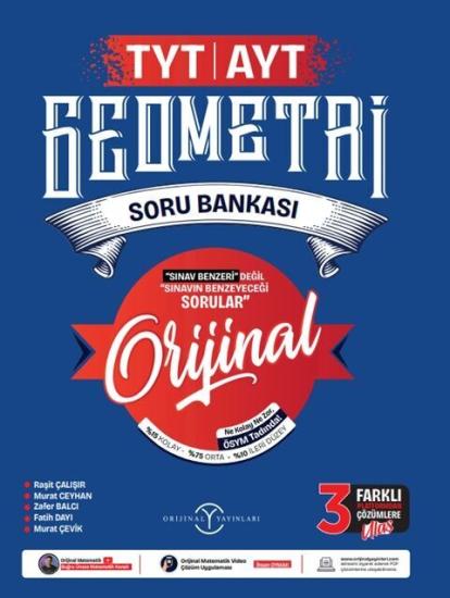 Orijinal Yayınları TYT AYT Geometri Soru Bankası **YENİ** 2025