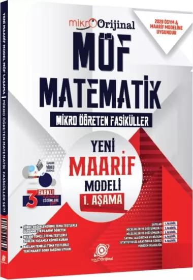 Orijinal Yayınları Matematik MÖF Maarif Model 1. Aşama 2026-2027 **YENİ**