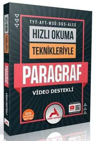 PARAF AKADEMİ HIZLIOKUMA TEKNİKLERİYLE PARAGRAF
