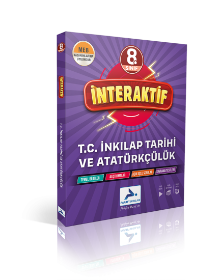 PARAF 8. SINIF İNTERAKTİF T.C. İNKILAP TARİHİ VE ATATÜRKÇÜLÜK SORU KÜTÜPHANESİ 2024
