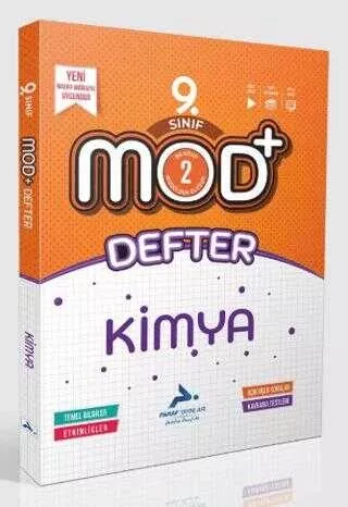 PARAF 9. Sınıf Mod Kimya Defter