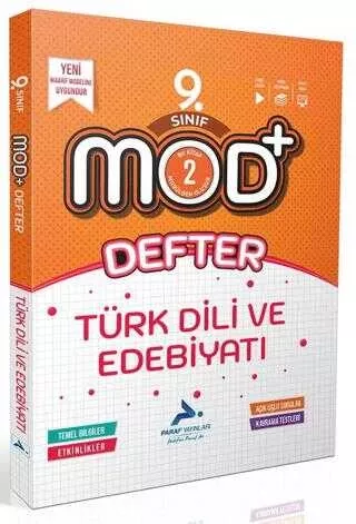 PARAF 9. Sınıf Mod Türk Dili ve Edebiyatı Defter
