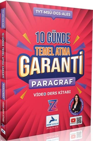 Paraf TYT Paragraf 10 Günde Temel Atma Garantili Video Ders Kitabı **YENİ** 2025