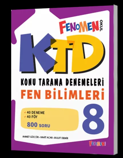 Fenomen 8 Fen Bilimleri Konu Tarama Denemeleri 2025