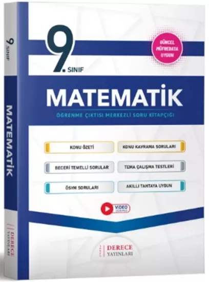 DERECE DERECE 9.SINIF MATEMATİK SET
