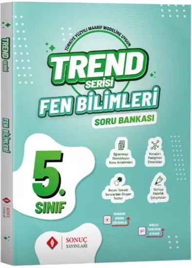 SONUÇ 5.Sınıf Trend Serisi Fen Bilimleri Soru Bankası