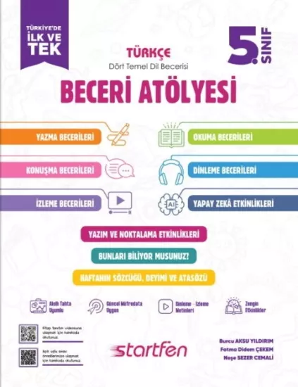 Startfen Yayınları 5. Sınıf Türkçe Beceri Atölyesi