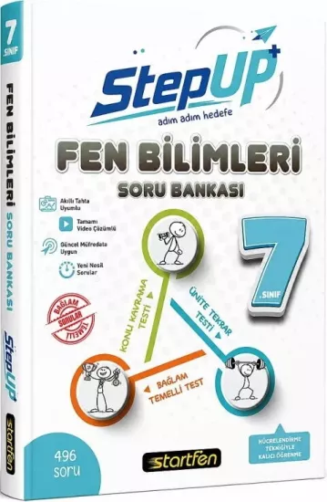 Startfen Yayınları 7. Sınıf Fen Bilimleri StepUp Soru Bankası 2027