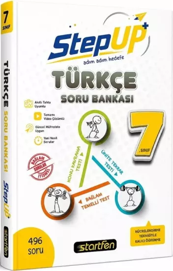 Startfen Yayınları 7. Sınıf Türkçe StepUp Soru Bankası