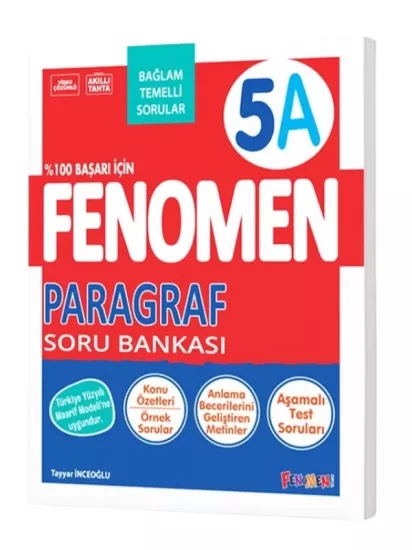 Fenomen 5. Sınıf Paragraf Soru Bankası (A) Bağlam Temelli 2027
