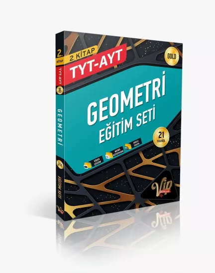 VİP TYT-AYT GEOMETRİ EĞİTİM SETİ 2. KİTAP - (GOLD)