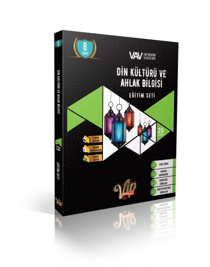 VİP 8. Sınıf Din Kültürü ve Ahlak Bilgisi Eğitim Seti