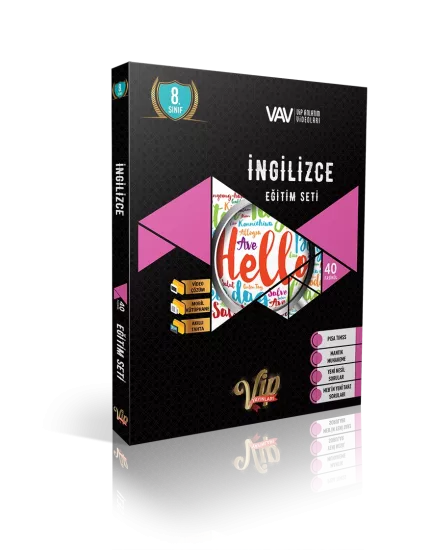 VİP 8. Sınıf İngilizce Eğitim Seti