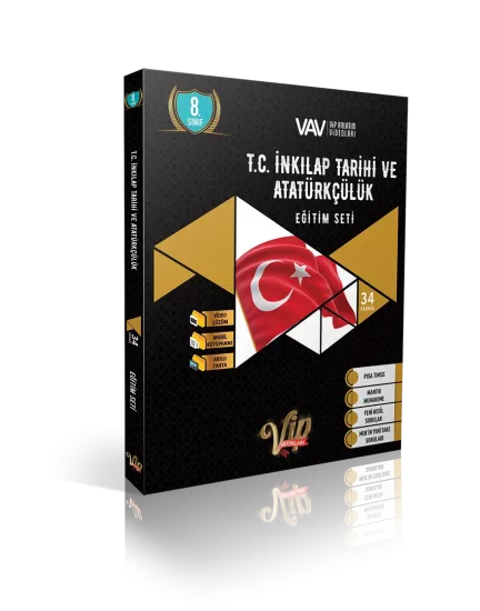 VİP 8. Sınıf T.C. İnkılap ve Atatürkçülük Eğitim Seti