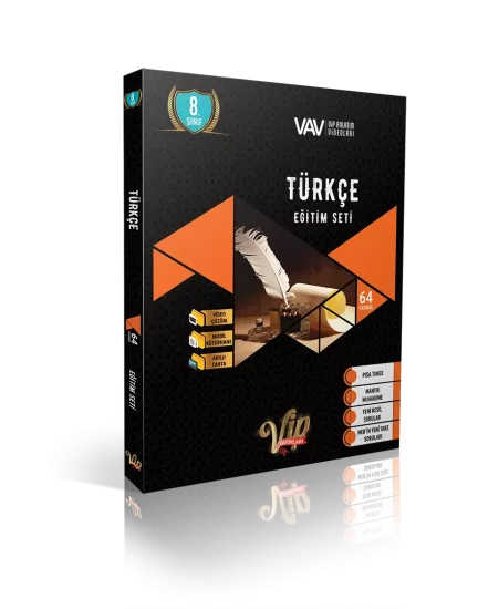 VİP 8. Sınıf Türkçe Eğitim Seti