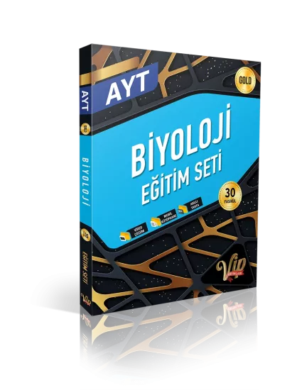 VİP AYT BİYOLOJİ EĞİTİM SETİ - (GOLD)