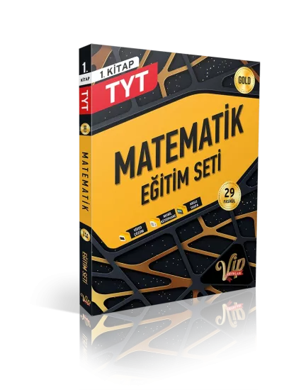 VİP TYT MATEMATİK EĞİTİM SETİ 1. KİTAP - (GOLD)