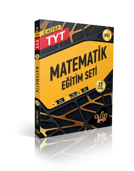 VİP TYT MATEMATİK EĞİTİM SETİ 2. KİTAP - (GOLD)