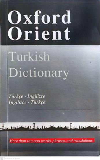 Oxford Yayınları Orient Turkish Dictionary Türkçe Ingilizce Ingilizce Türkçe