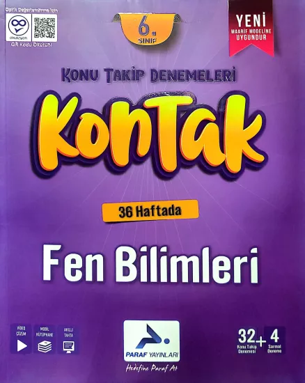 Paraf 6. Sınıf Fen Bilimleri Konu Takip Denemeleri 2025-26 Yeni Müfredat