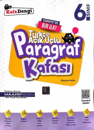 Kafa Dengi 6.sınıf Paragraf Kafası Soru Bankası 2025-26 YENİ MÜFREDAT