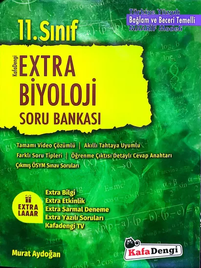  Kafa Dengi 11.Sınıf Extra Biyoloji Soru Bankası (Tümü Video Çözümlü) 2027