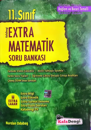 Kafa Dengi 11.Sınıf Extra Matematik Soru Bankası (Tümü Video Çözümlü) 2027