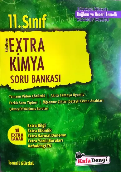 Kafa Dengi 11.Sınıf Extra Kimya Soru Bankası (Tümü Video Çözümlü) 2027