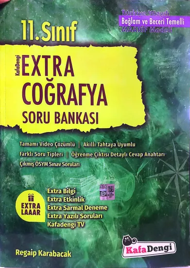 Kafa Dengi 11.Sınıf Extra Coğrafya Soru Kitabı (Tümü Video Çözümlü) 2027