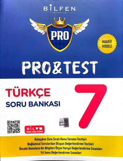 Bilfen 7. Sınıf Pro Pro&test Türkçe Soru Bankası 2027