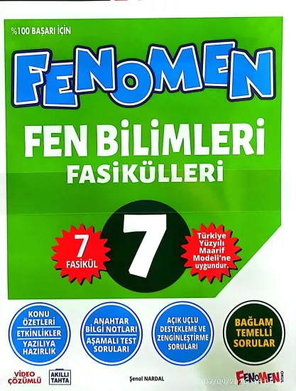 Fenomen 7 Fen Bilimleri Fasikülleri (Toplam 7 Fasikül ) BAĞLAM TEMELLİ SORULAR 2027