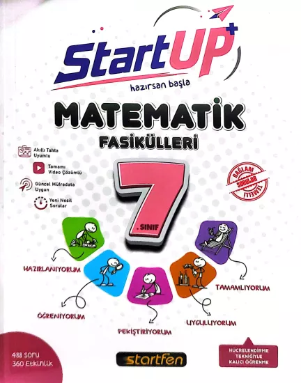 Startfen 7. Sınıf Start Up Matematik Fasikülleri 2027