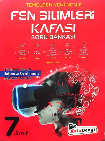 Kafa Dengi 7.Sınıf Fen Bilimleri Kafası Soru Bankası (Tümü Video Çözümlü)