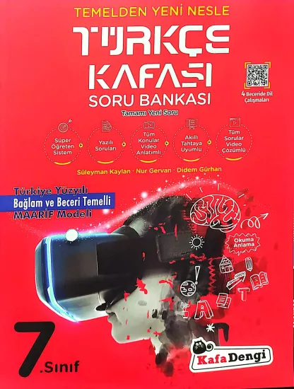 Kafa Dengi 7.Sınıf Türkçe Kafası Soru Bankası (Tümü Video Çözümlü)