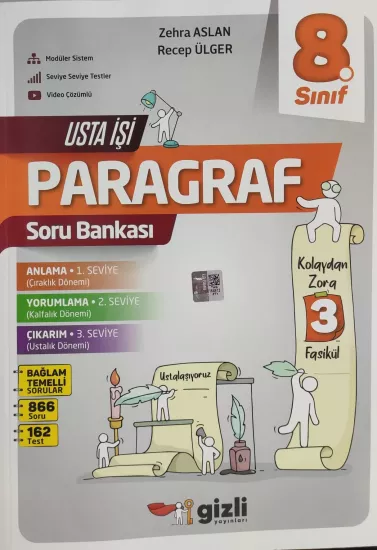 Gizli Yayınları 8. Sınıflar İçin Usta İşi Paragraf 2027