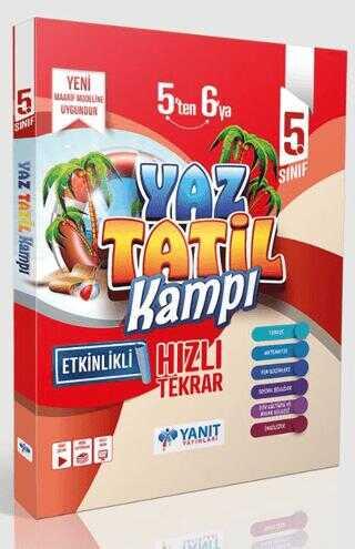 Yanıt 5. Sınıf Yaz Tatil Kitabı 2025 YENİ !