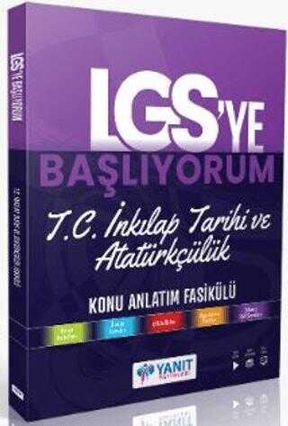 Yanıt Yayınları LGS` ye Başlıyorum T.C. İnkılap Tarihi Ve Atatürkçülük Anlatım Fasikülü **YENİ** 2025