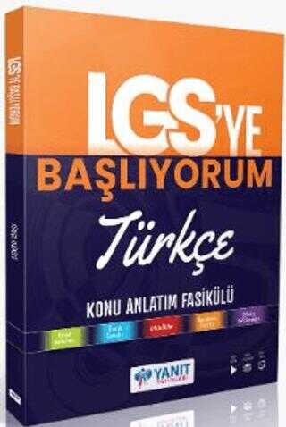 Yanıt Yayınları LGS` ye Başlıyorum Türkçe Anlatım Fasikülü **YENİ** 2025