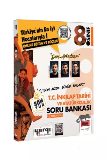 Yargı Ders Arkadaşım 8Sınıf LGS TC İnkılap Tarihi ve Atatürkçülük Son Tur Soru Bankası 2025-26 YENİ