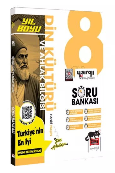 Yargı Ders Arkadaşım 8.Sınıf LGS Din Kültürü ve Ah lak Bilgisi Yıl Boyu Soru Bankası 25-26 YENİ