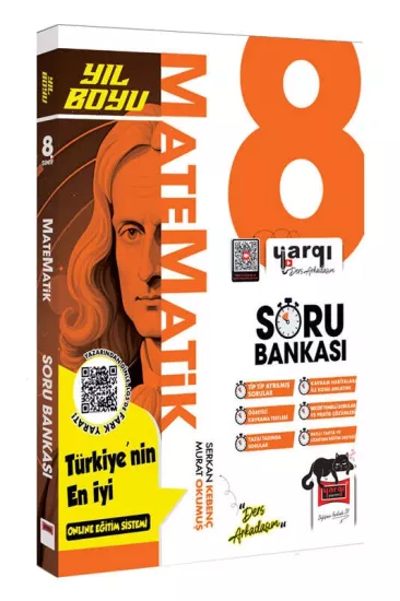 Yargı Ders Arkadaşım 8.Sınıf LGS Matematik Yıl Boy u Soru Bankası 2025-26 YENİ