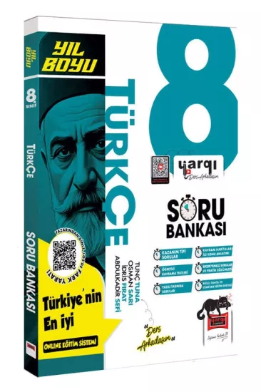 Yargı Ders Arkadaşım 8.Sınıf LGS Türkçe Yıl Boyu S oru Bankası 2025-26 YENİ