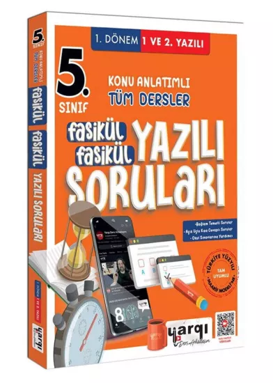 Yargı Ders Arkadaşım 5. Sınıf 1. Dönem Konu Anlatımlı Tüm Dersler Fasikül Fasikül Yazılı Soruları